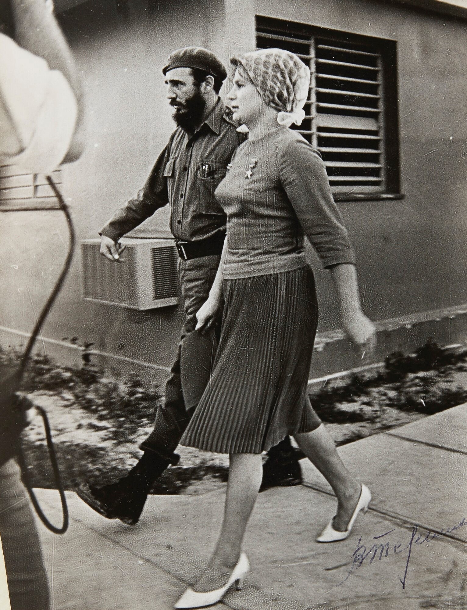 Cosmonaut Valentina Tereshkova with Fidel Castro in Cuba, October 1963