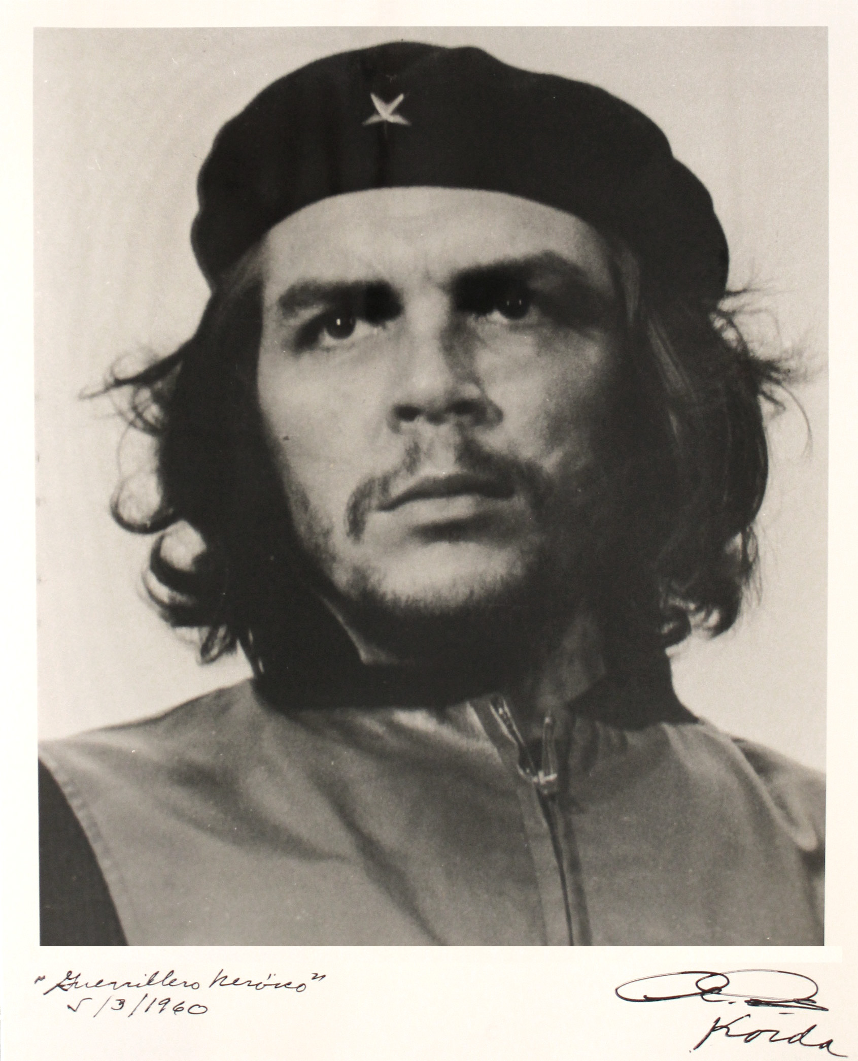 Guerrillero Heroico signed by Alberto Korda