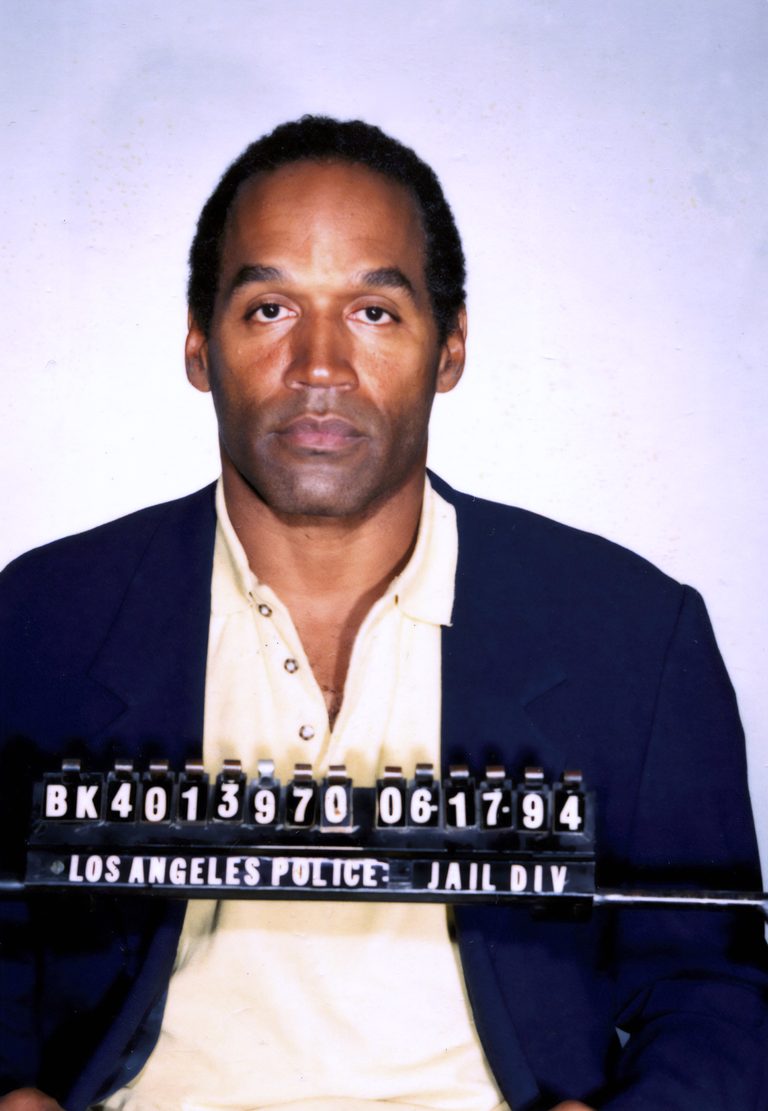 Mug shot of O.J. Simpson