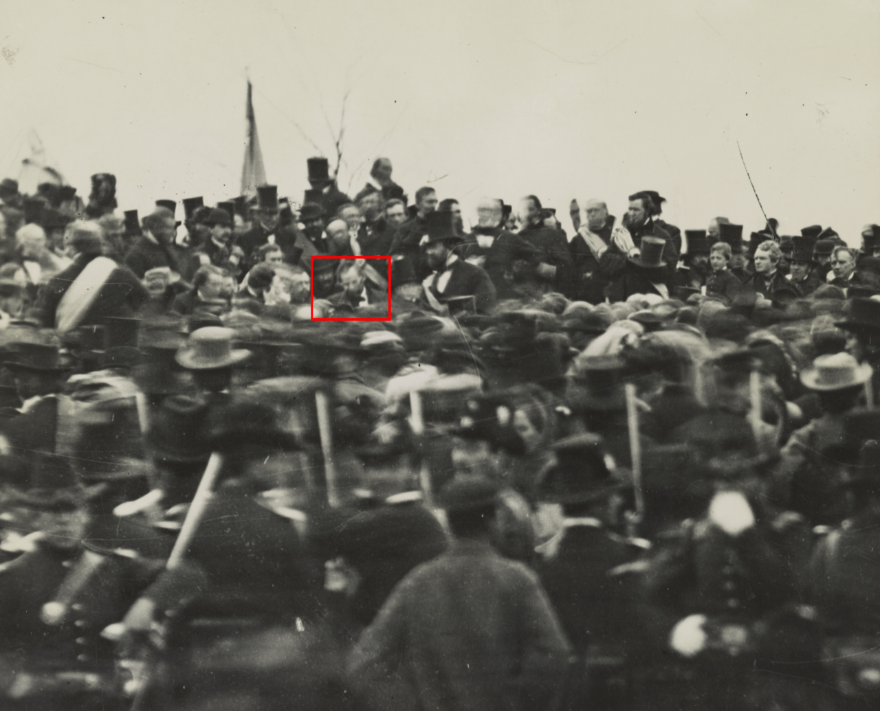 Lincoln's Gettysburg Address, Gettysburg, highlighted version