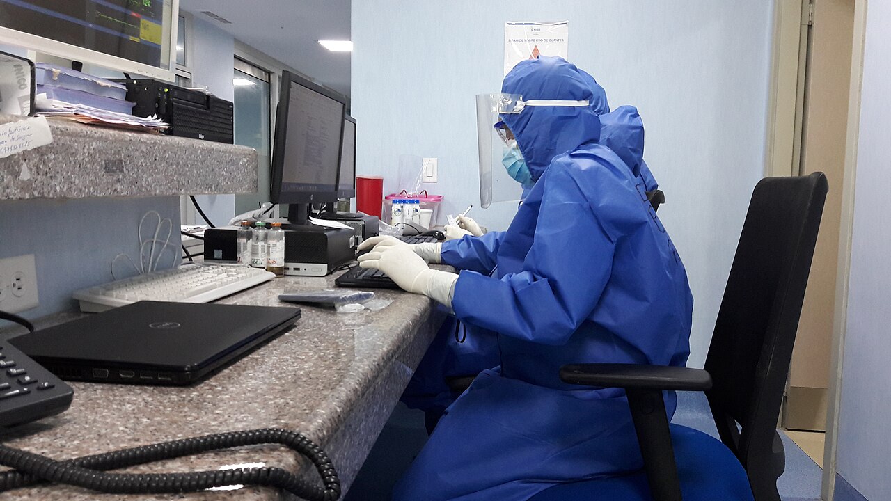 Medico de un hospital de la pandemia Covid-19